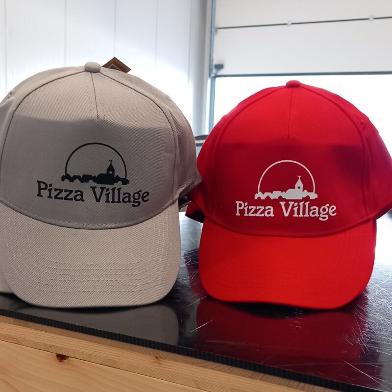 Flocage casquette pizza village