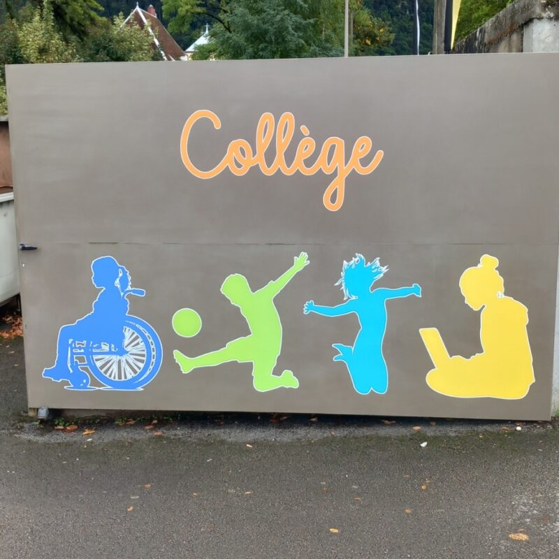 Décoration portail école